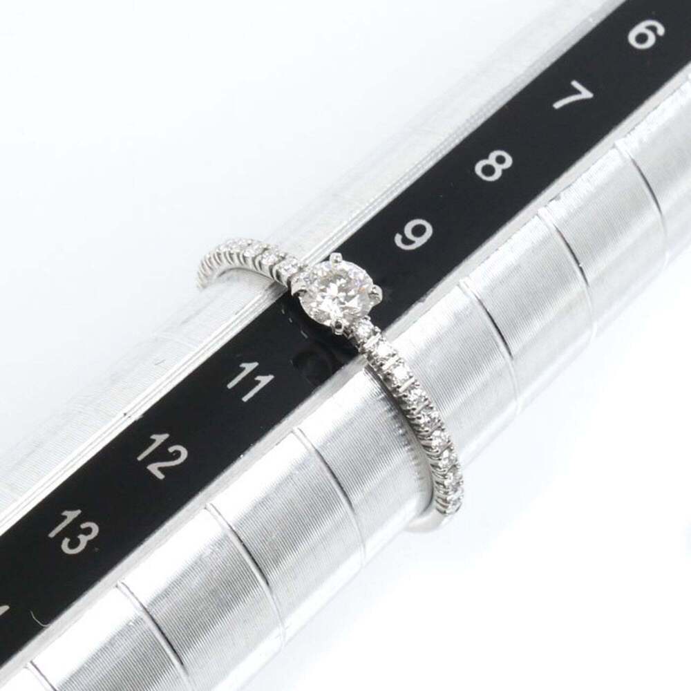 CARTIER Silver Diamond Eternity Ring - Picture 6 of 8